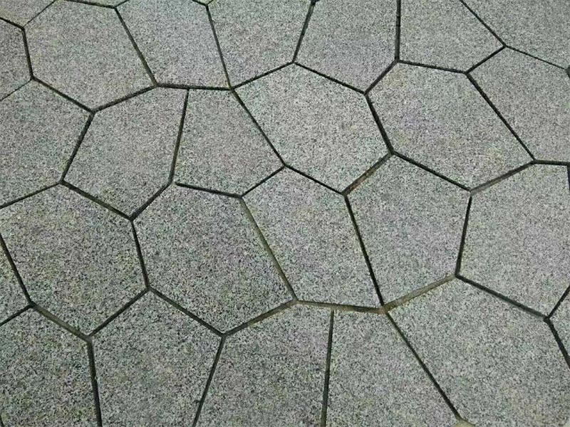 公路青石碎拼(图1) 青石碎拼
